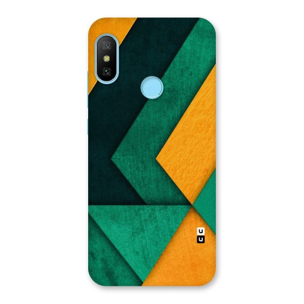 Rugged Abstract Stripes Back Case for Redmi 6 Pro