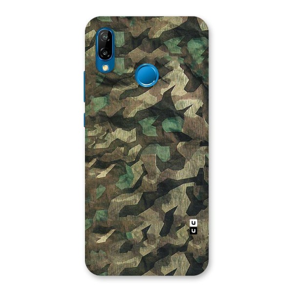 Rugged Army Back Case for Huawei P20 Lite