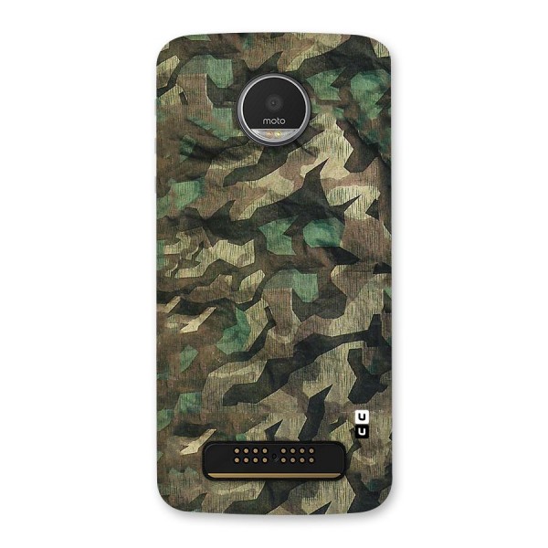 Rugged Army Back Case for Moto Z Play