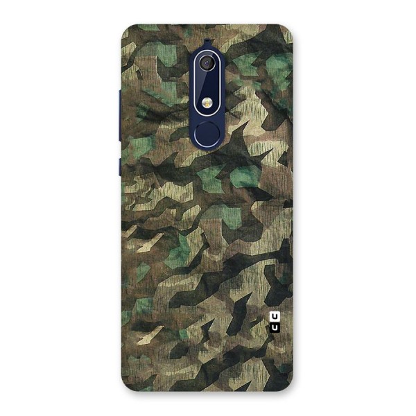 Rugged Army Back Case for Nokia 5.1