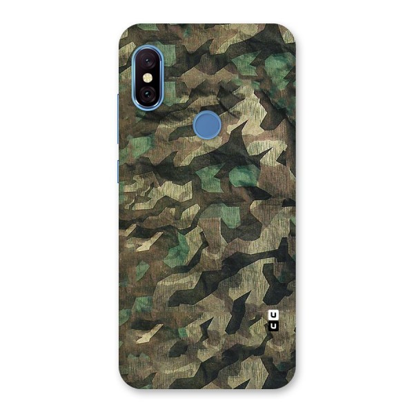 Rugged Army Back Case for Redmi Note 6 Pro