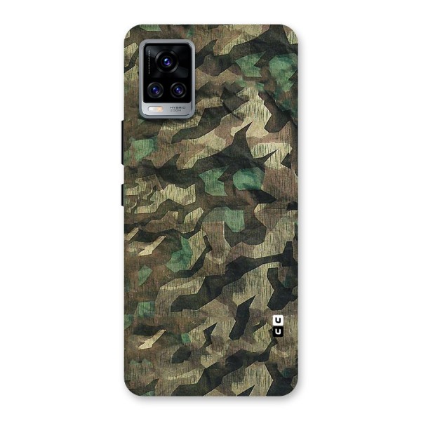 Rugged Army Back Case for Vivo V20 Pro