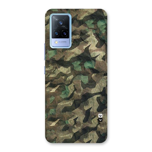 Rugged Army Back Case for Vivo V21 5G