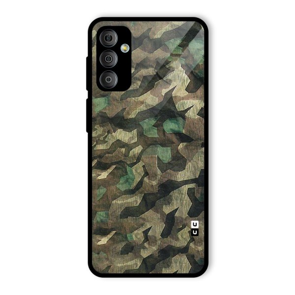 Rugged Army Glass Back Case for Galaxy F23