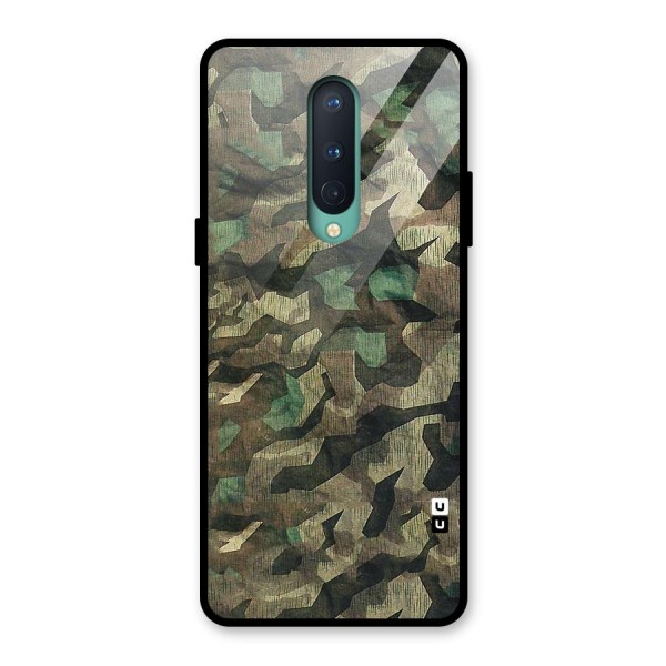 Rugged Army Glass Back Case for OnePlus 8