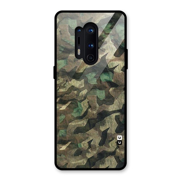 Rugged Army Glass Back Case for OnePlus 8 Pro