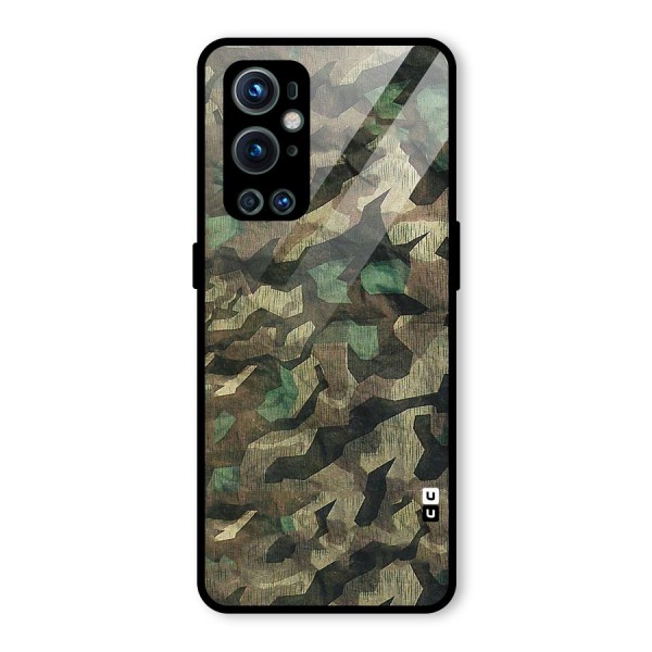 Rugged Army Glass Back Case for OnePlus 9 Pro