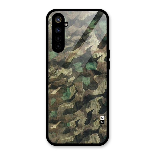 Rugged Army Glass Back Case for Realme 6