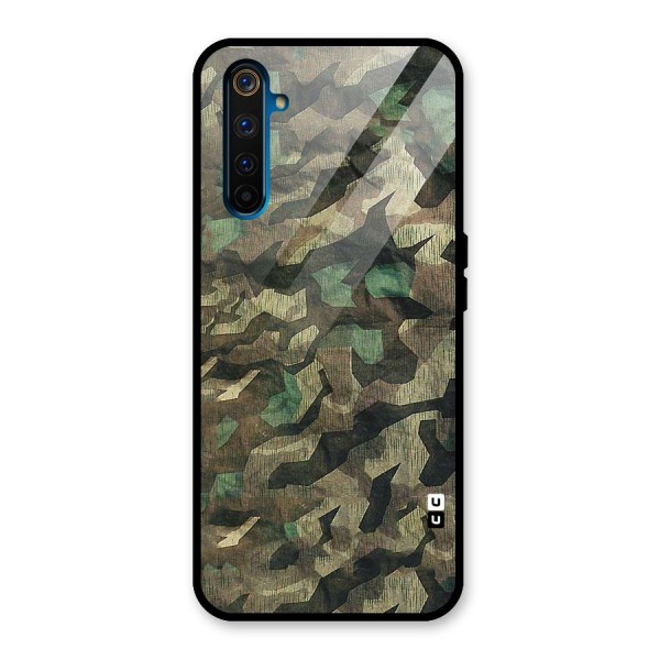 Rugged Army Glass Back Case for Realme 6 Pro