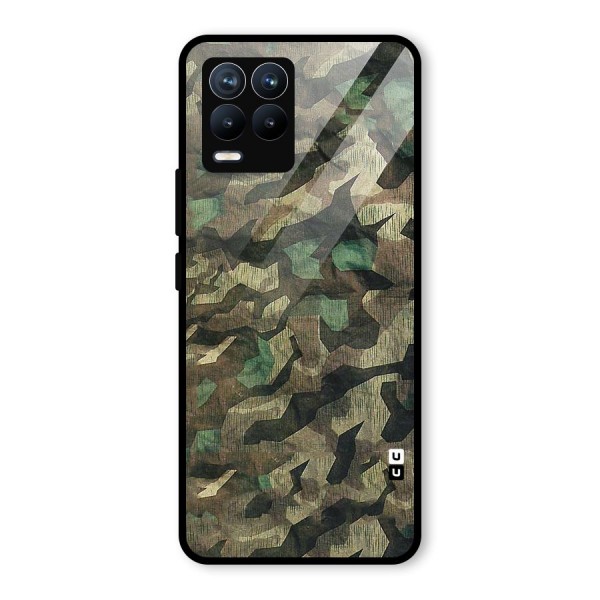 Rugged Army Glass Back Case for Realme 8 Pro