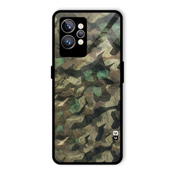 Rugged Army Glass Back Case for Realme GT2 Pro