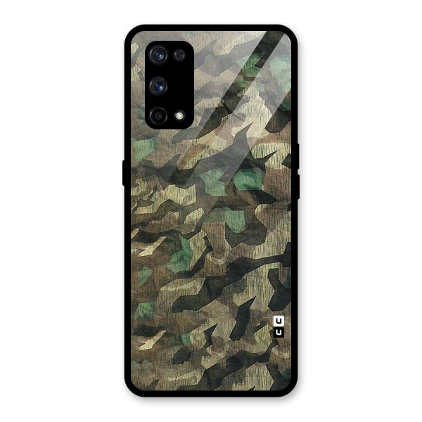 Rugged Army Glass Back Case for Realme X7 Pro