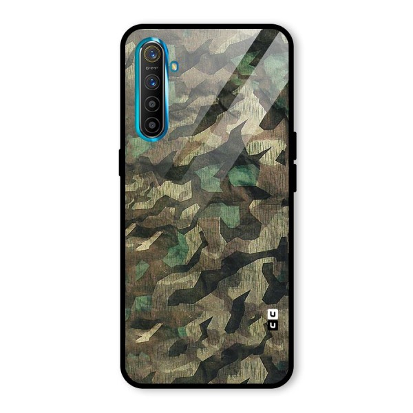 Rugged Army Glass Back Case for Realme XT