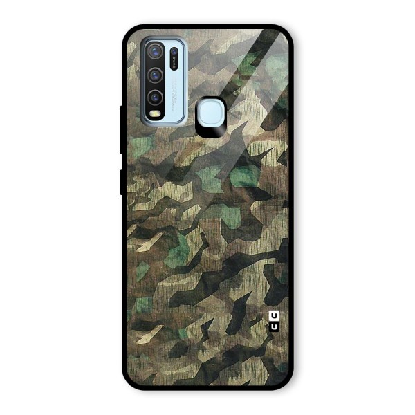 Rugged Army Glass Back Case for Vivo Y30