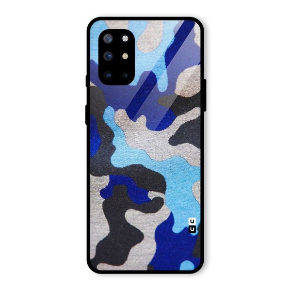 Rugged Camouflage Glass Back Case for OnePlus 8T