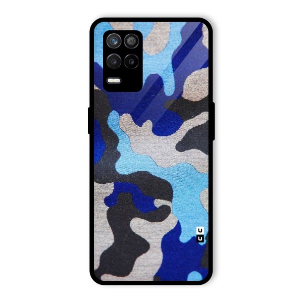 Rugged Camouflage Glass Back Case for Realme 9 5G