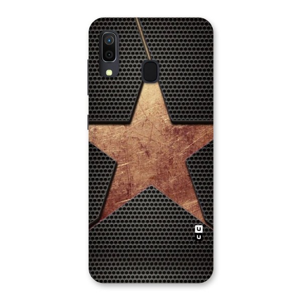 Rugged Gold Star Back Case for Galaxy A20