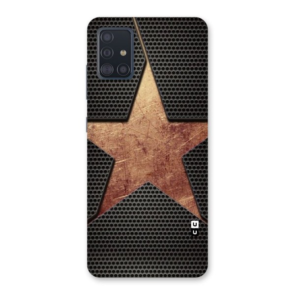 Rugged Gold Star Back Case for Galaxy A51