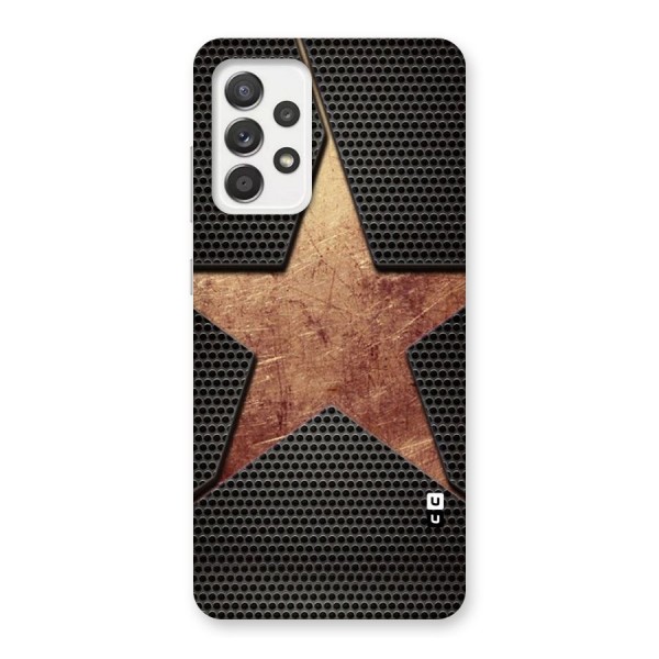 Rugged Gold Star Back Case for Galaxy A52