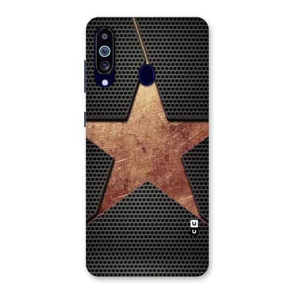 Rugged Gold Star Back Case for Galaxy A60