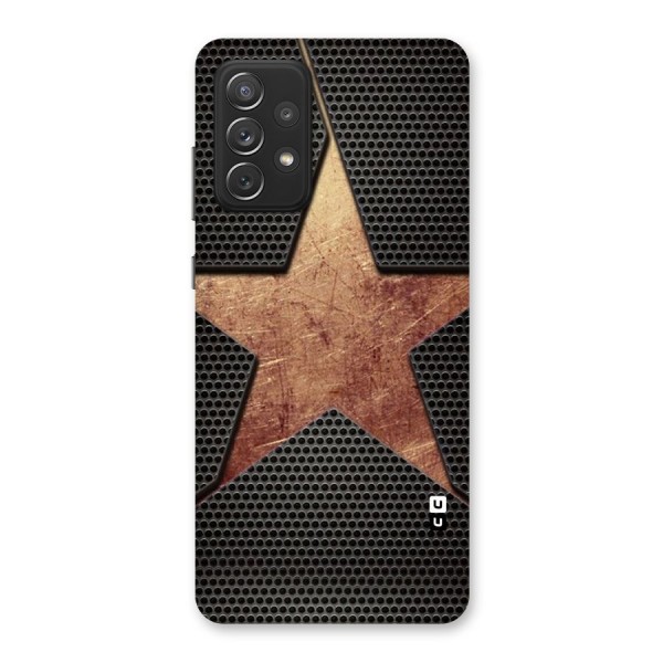 Rugged Gold Star Back Case for Galaxy A72