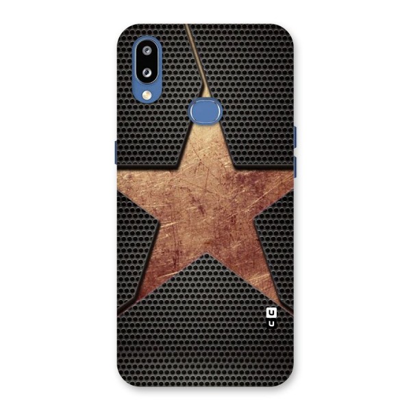 Rugged Gold Star Back Case for Galaxy M01s