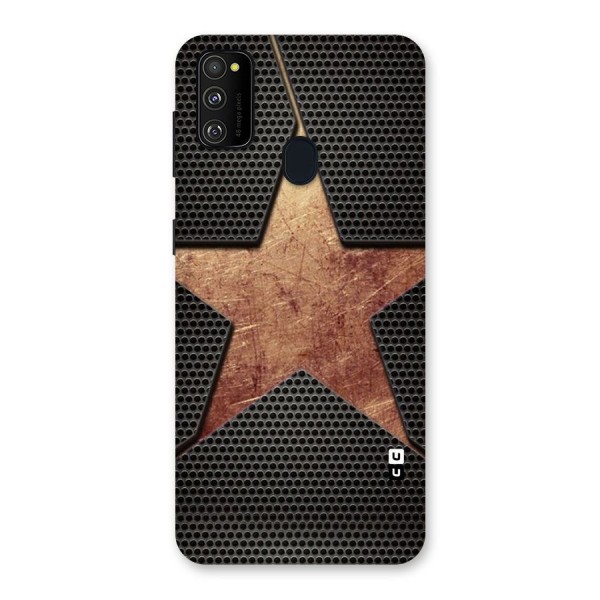 Rugged Gold Star Back Case for Galaxy M21