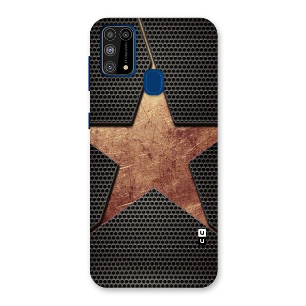 Rugged Gold Star Back Case for Galaxy M31