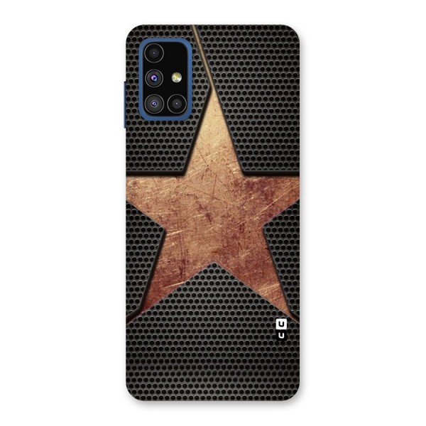 Rugged Gold Star Back Case for Galaxy M51