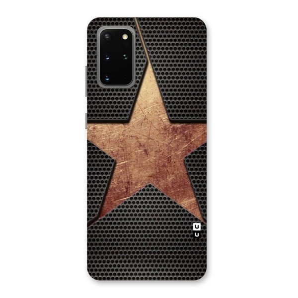 Rugged Gold Star Back Case for Galaxy S20 Plus