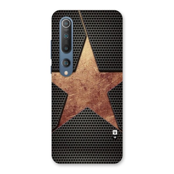 Rugged Gold Star Back Case for Mi 10