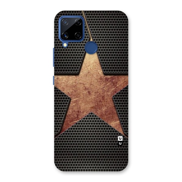 Rugged Gold Star Back Case for Realme C12