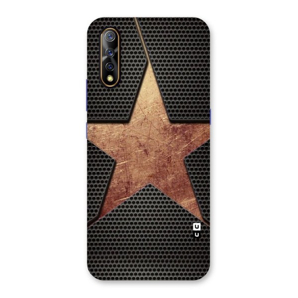 Rugged Gold Star Back Case for Vivo S1