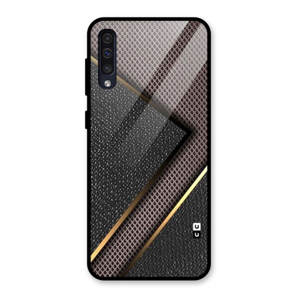 Rugged Polka Design Glass Back Case for Galaxy A50s