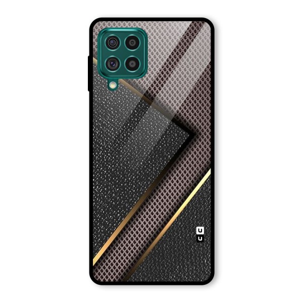 Rugged Polka Design Glass Back Case for Galaxy F62