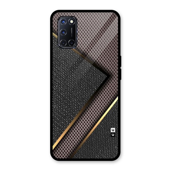 Rugged Polka Design Glass Back Case for Oppo A52