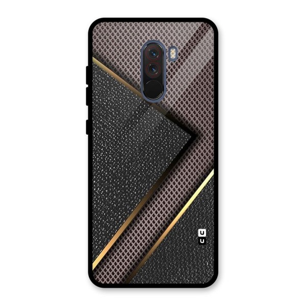 Rugged Polka Design Glass Back Case for Poco F1