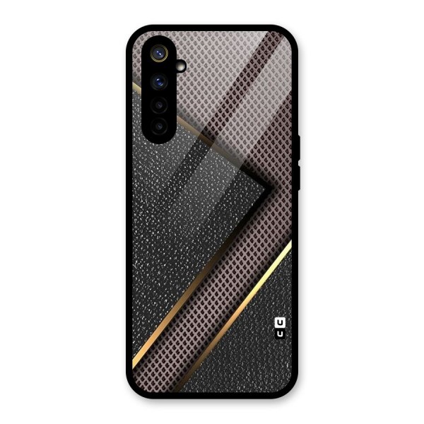 Rugged Polka Design Glass Back Case for Realme 6