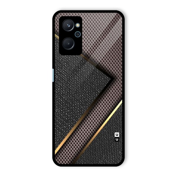 Rugged Polka Design Glass Back Case for Realme 9i