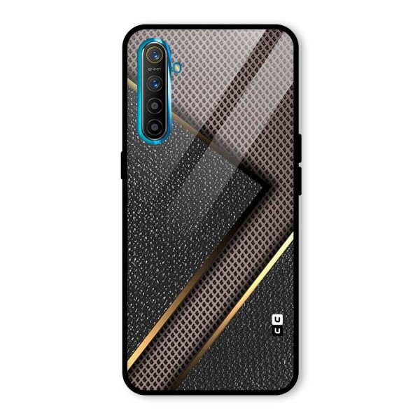 Rugged Polka Design Glass Back Case for Realme XT