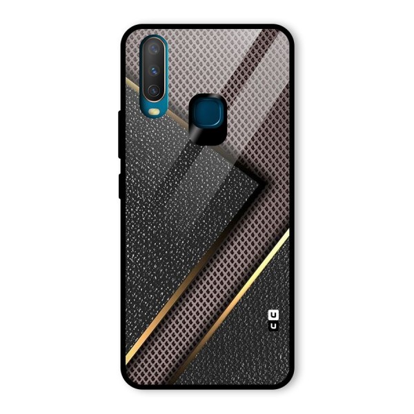 Rugged Polka Design Glass Back Case for Vivo Y15