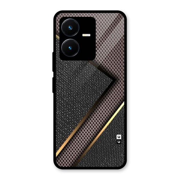 Rugged Polka Design Glass Back Case for Vivo Y22