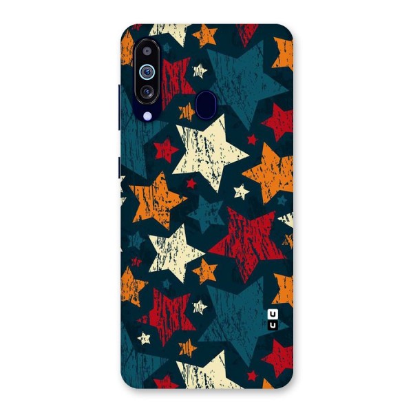 Rugged Star Design Back Case for Galaxy A60