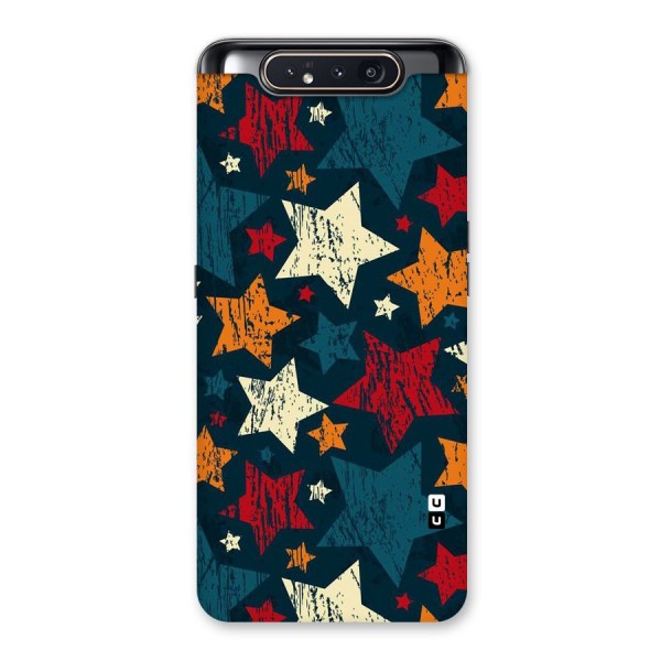 Rugged Star Design Back Case for Galaxy A80