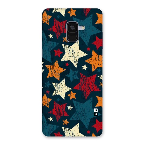 Rugged Star Design Back Case for Galaxy A8 Plus