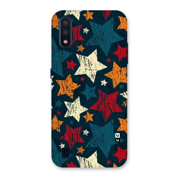 Rugged Star Design Back Case for Galaxy M01