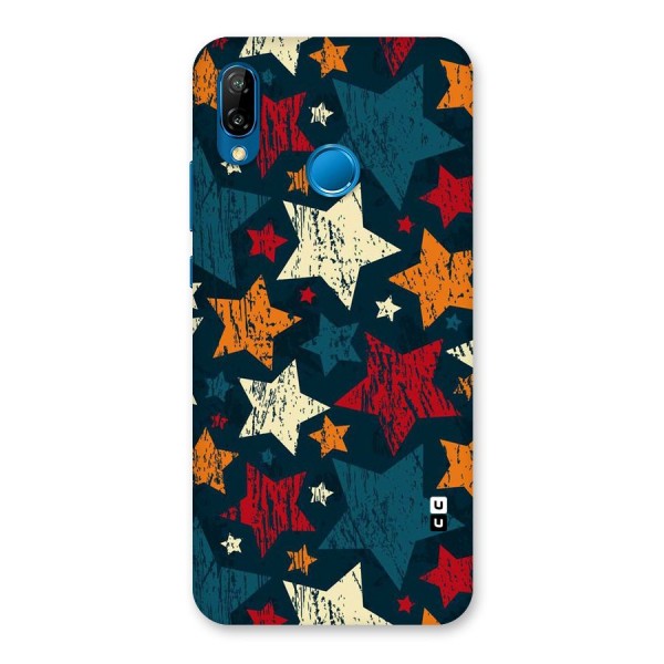 Rugged Star Design Back Case for Huawei P20 Lite