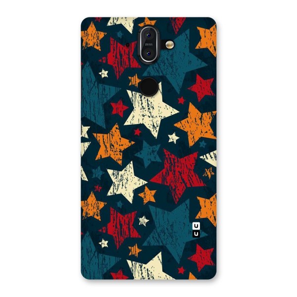 Rugged Star Design Back Case for Nokia 8 Sirocco