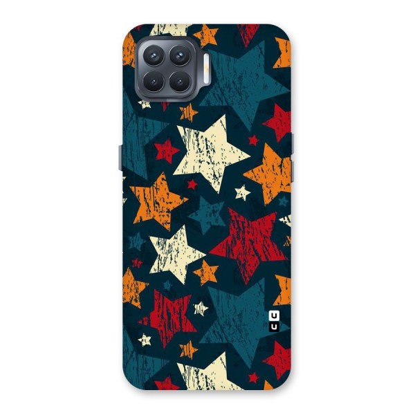 Rugged Star Design Back Case for Oppo F17 Pro