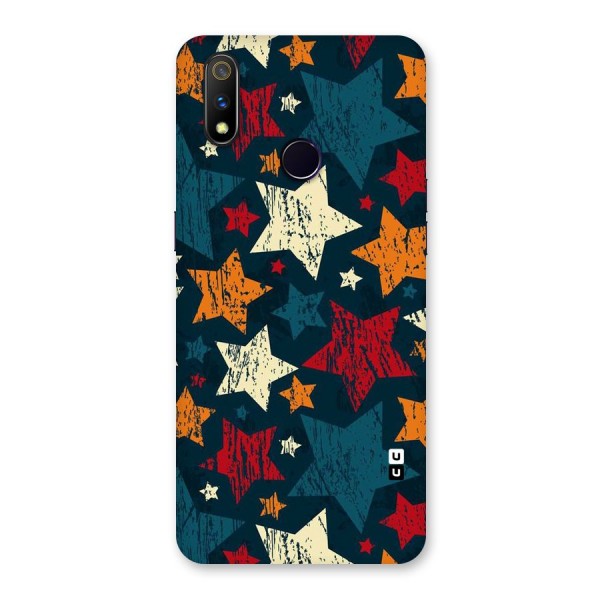 Rugged Star Design Back Case for Realme 3 Pro